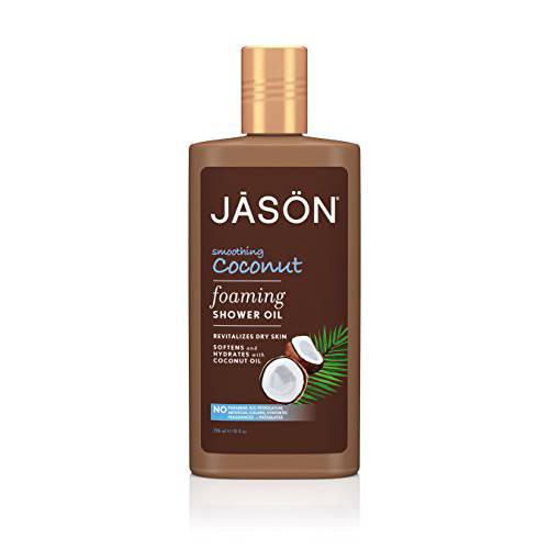 Jason Foaming Shower Oil, Smoothing Coconut, 10 Fluid Ounce