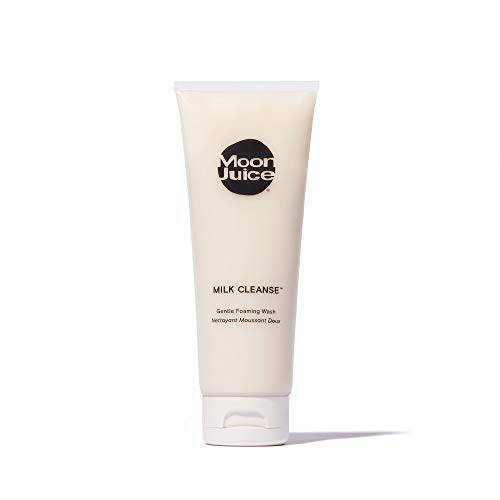 Milk Cleanse by Moon Juice - Vegan Facial Cleanser - Gentle, Hydrating & pH Balanced - Adaptogenic Face Wash with Coconut Ferment, Silver Ear Mushroom & Reishi - Clean, Cruelty-Free & SLS-Free (4oz)