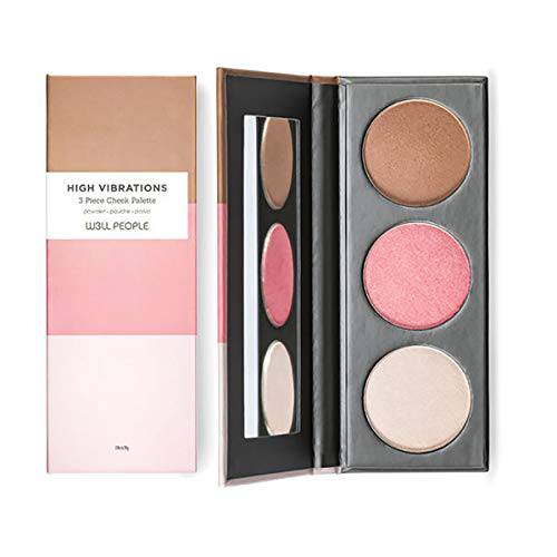 WELL PEOPLE - High Vibrations Blush + Highlight Powder Trio | Clean, Non-Toxic Beauty