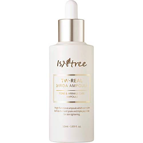 Isntree TW-Real BIFIDA Korean Face Collagen Ampoule 1.69 fl. oz. for Aging, Dry Skin Type - Reduce Fine Lines, Dull Spots, –, Hydrating, Moisturizing Ample Serum
