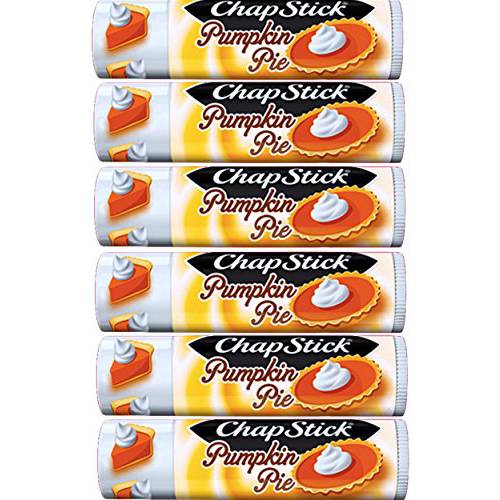 Chapstick Ultimate Collection Pack of 6 Gift Set Variations Includes Chap Stick Aloha Coconut,Candy Cane, Cake Batter, Strawberry, Moisturizer Original, Pumpkin Pie (Pack of 6 Pumpkin Pie Chapstick)