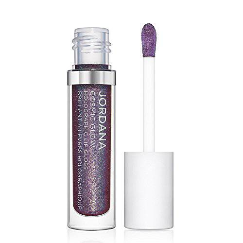 JORDANA Cosmic Glow Holographic Lip Gloss - Iridescent Purple