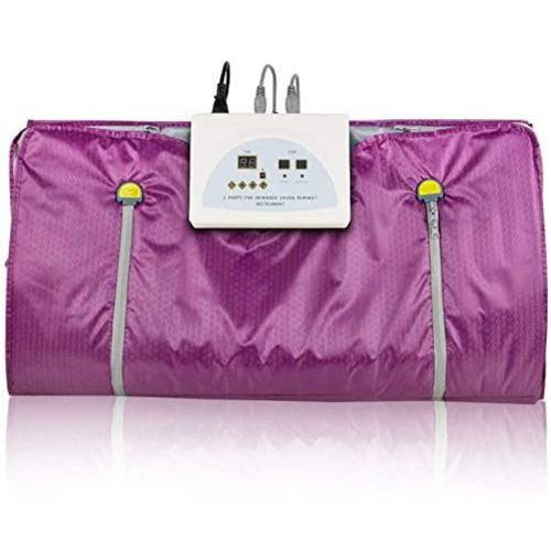Carejoy Infrared Sauna Blanket,Personal Sauna Blanket for Detox,Portable Far Infrared Saunas Anti Ageing Beauty Machine with Safety Switch,Fast Sweating Professional Home Sauna 110V