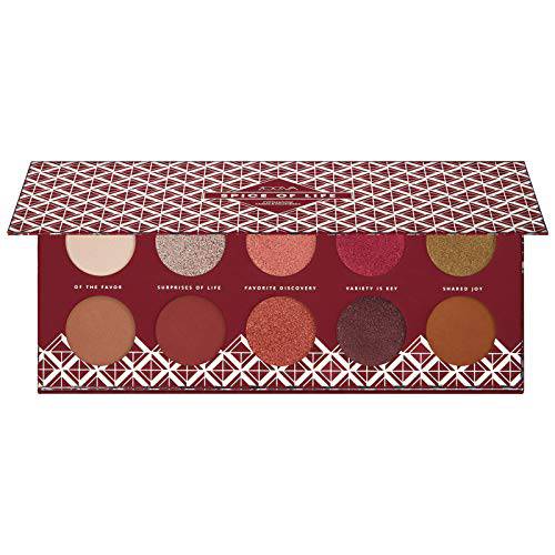 ZOEVA Spice of Life Eyeshadow Palette - 10 Highly-Pigmented Eye Shadows, Neutral to Bold Shades, Shimmer, Matte, Metallic Finishes, Suitable for All Eye Colors
