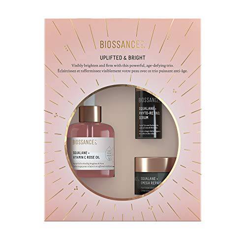 Biossance Uplifted And Bright Set, 3-Piece Set