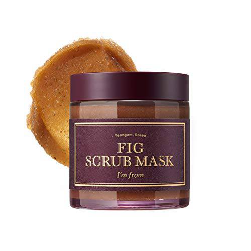 [I’M FROM] Fig Scrub Mask 120g, exfoliating, moisturizing mask, korean exfoliator, organic skin care