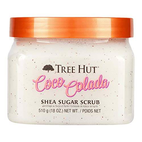Tree Hut Sugar Body Scrub 18 Ounce Coco Colada (Pack of 2)