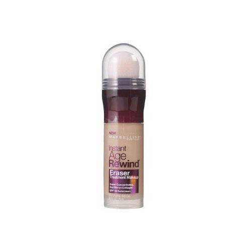 Maybelline New York Instant Age Rewind Eraser Treatment Makeup, Pure Beige Medium [250] 0.68 oz (Pack of 2)