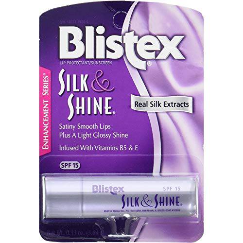 Blistex Silk & Shine Lip Moisturizer 0.13 oz Pack of 6