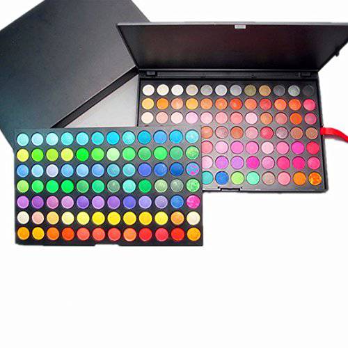 FantasyDay Pro 168 Colors Shimmer and Matte Eyeshadow Palette Glittering Eyeshadow Makeup Palette Eyes Cosmetic Contouring Kit 2 - Makeup Gift Set Ideal for Professional and Daily Use