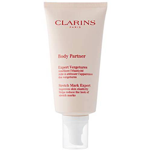 Clarins Body Partner Stretch Mark Expert | Award-Winning | Stretch Mark Cream For Pregnancy and Weight Fluctuations | Tested and Recommended By Pregnant Women | Fragrance Free | Minimal Ingredients