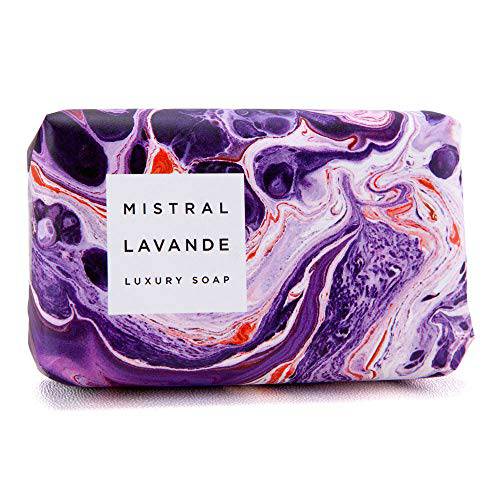 Mistral Bar Soap Organic Shea, Lavender, 2 Bars
