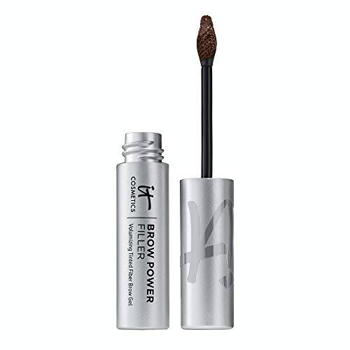IT Cosmetics Brow Power Filler, Volumizing Tinted Fiber Brow Gel - Instantly Fills, Shapes & Sets Your Brows - Waterproof Formula Lasts Up To 16 Hours - 0.14 Fl Oz Universal Taupe