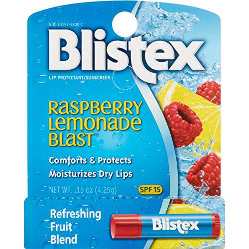 Blistex Raspberry Lemonade Blast Lip Protectant, .15 oz (Pack of 6)