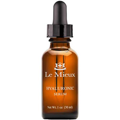 Le Mieux Hyaluronic Serum - Concentrated Hyaluronic Acid Facial Hydration Complex, Anti Aging Moisture with No Parabens or Sulfates (1 oz / 30 ml)