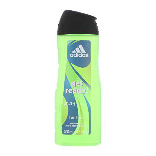 Adidas Get Ready Shower Gel, 13.3 Ounce