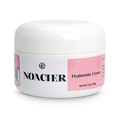 NOACIER Hyaluronic Acid Face Tightening and Lifting Cream with Jojoba Oil, Ultra Hydrating Moisturizer for Wrinkle Repair & Dry Skin Hydration, 1 oz