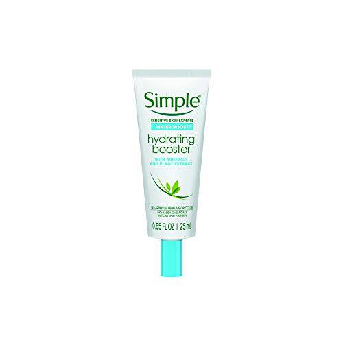 Simple Water Boost Hydrating Booster, Dry Sensitive Skin, 0.85 fl oz (Pack of 2)