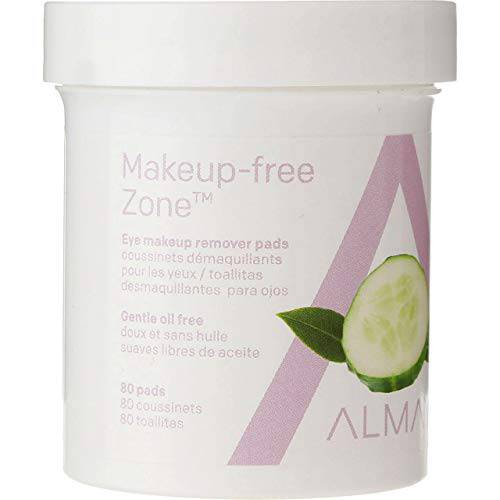 Almay Oil Free Gentle Eye Makeup Remover Pads, 80 Ct (3 Pack)