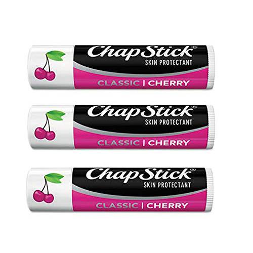 ChapStick Classic Lip Balm SPF 4 Cherry, 0.15 Ounce (Pack of 3)