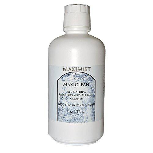 MaxiMist MaxiClean Organic, Natural Airbrush Spray Tanning Spray Gun Cleaner 32 oz - (use for spray tan equipment)