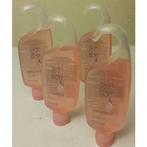 Lot of 4 Skin so Soft Soft and Sensual Shower Gel with Argon Oil