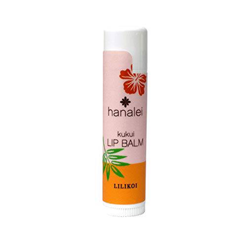 Hanalei Lip Balm and Moisturizer - Natural Kukui Oil and Beeswax Lip Moisturizer to Replenish and Repair Dry, Chapped Lips - Made in USA - Lilikoi