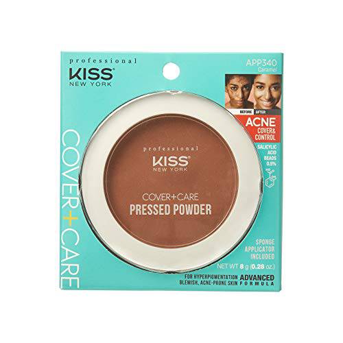 KISS Cover and Care Acne Control Pressed Powder- APP340 (Caramel)