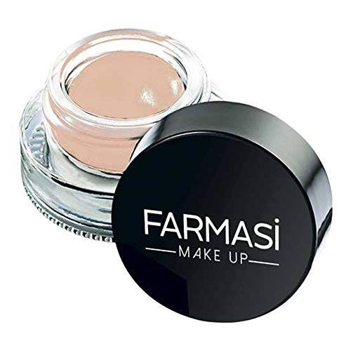 FARMASi Pro to Fit Eyeshadow Primer, Nude Eye Primer for Crease-Free Eyeshadow and Makeup Looks, Lasts All Day 0.11 fl. oz / 3 ml
