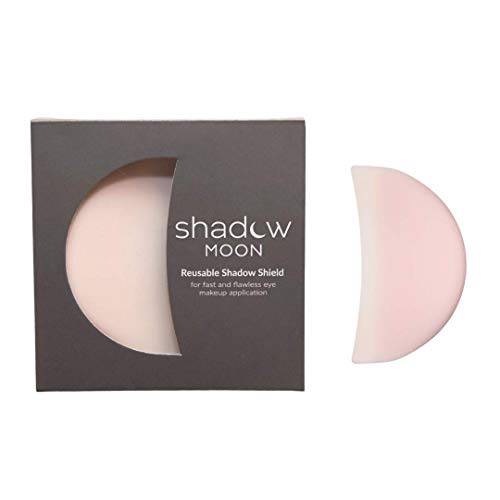 ShadowMoon - Reusable Eye Makeup Shield and Silicone Under Eye Cooling Pad for puffy eyes and perfect makeup application. Alternative to disposable shadow shields and eye makeup shields, 1 Pc Pink