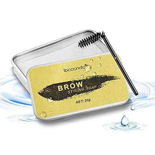 Carlos-CCC Natural 4D Eyebrow Soap, Brows Makeup Balm Cosmetics, Long Lasting Waterproof Brows Styling Soap for Women, 1 Count (Pack of 1)