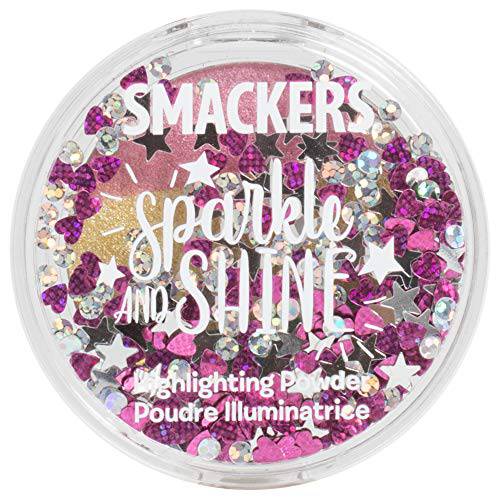 Lip Smacker Sparkle & Shine Cream Powder, Gold Sparkle, 0.14 Ounce, Highlighter, Blush, Eyeshadow