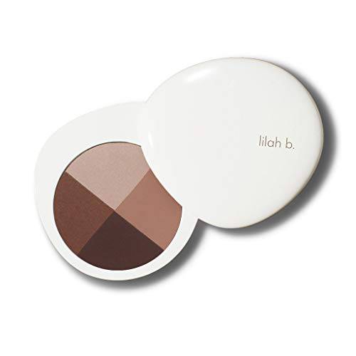 lilah b. - Natural Palette Perfection Eye Quad | Clean, Non-Toxic, Vegan Makeup (b. stunning)