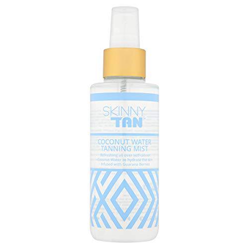 Skinny Tan Coconut Water Tanning Mist | Hydrating Sunless Tanner | Tanning Spray Helps Reduce the Appearances of Wrinkles and Fine Lines, 5.07 oz.