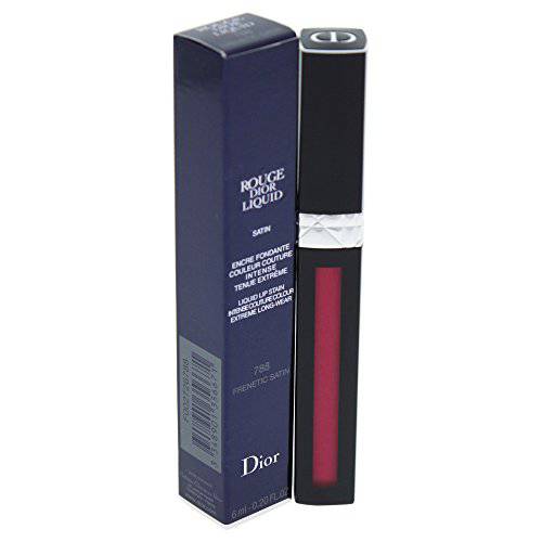 Christian Dior Rouge Dior Liquid Lip Stain, Frenetic Satin, 0.2 Ounce