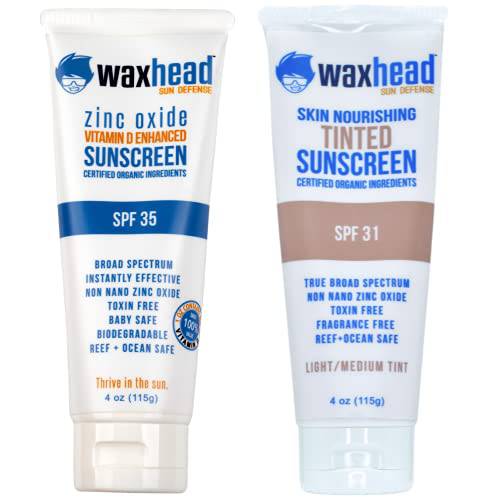 Waxhead Sunscreen + Light Tint Sunscreen (Bundle)