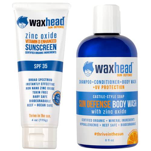 Waxhead Sunscreen + UV Body Wash (Bundle)