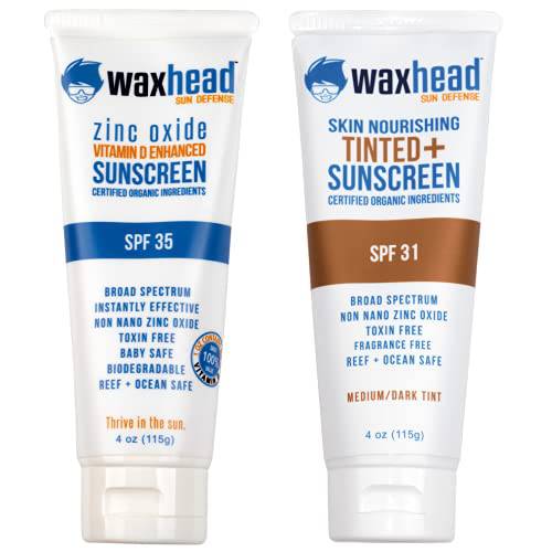 Waxhead Sunscreen + Medium Tint Sunscreen (Bundle)