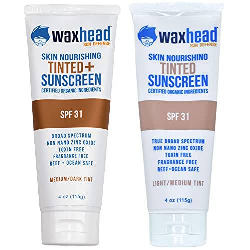 Waxhead Sunscreen Medium + Light Tinted (Bundle)