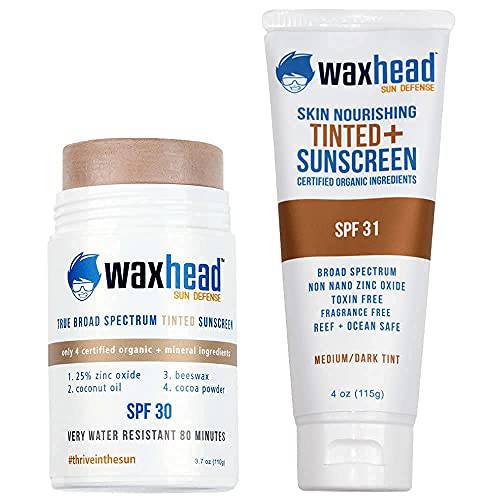 Waxhead Tinted Sunscreen for Face - Sunscreen Stick + Tinted SPF