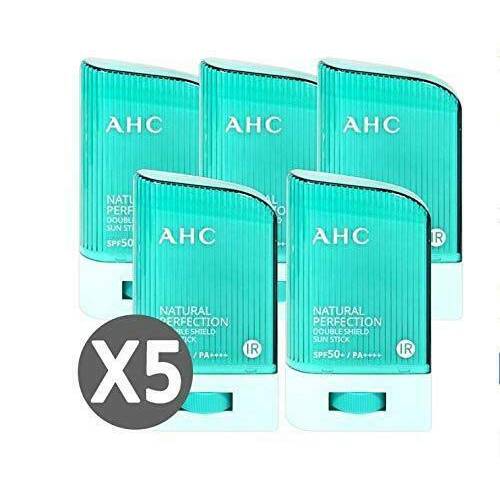[ 5EA ] x AHC Natural Perfection Double Shield Sun Stick 22g SPF50+ PA++++ A.H.C