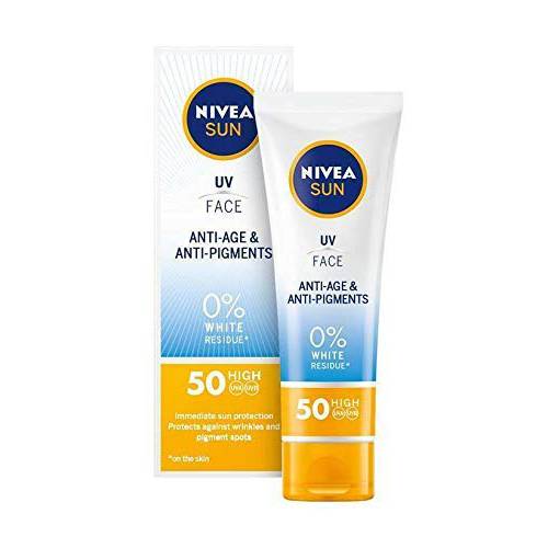 Nivea Sun UV Face Anti-Age & Anti-Pigments Sun Cream SPF 50 50 ml / 1.6 fl oz