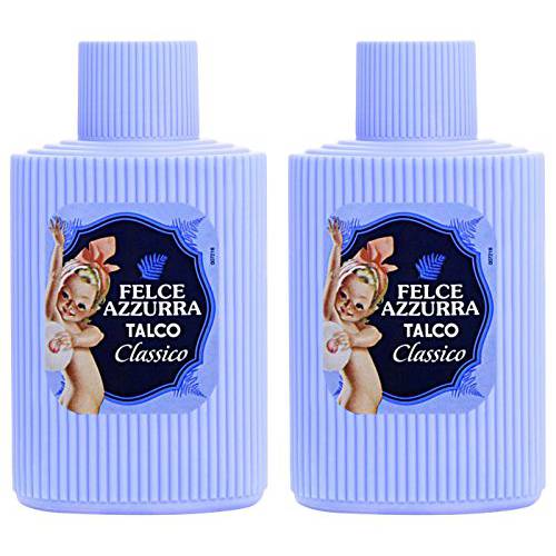 Paglieri:Felce Azzurra Talcum Powder, Classic Scent - 5.29 Ounce (150g) Bottles (Pack of 2) [ Italian Import ]