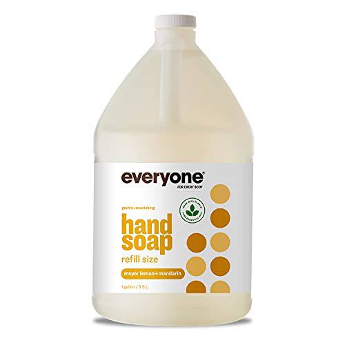 Everyone Hand Soap: Meyer Lemon Mandarin, Clear, 128.5 Fl Oz (Pack of 1)