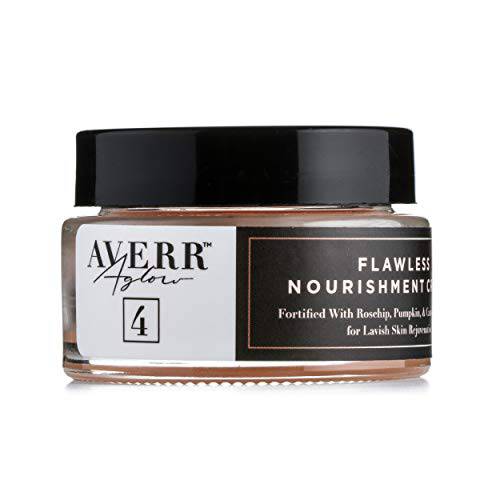 Averr Aglow Flawless Nourishment Cream, Facial Moisturizer Skin Care Cream, Hydrated Oil Balance, Natural Solution, Daily Face Dry Skin Body Treatment