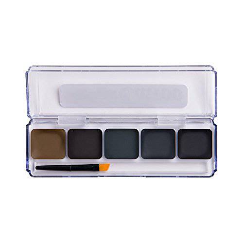European Body Art EBA Encore SLIM Alcohol Activated Makeup Palette for Face and Body Painting - Waterproof, Durable Professional Makeup - SFX Blood Palette