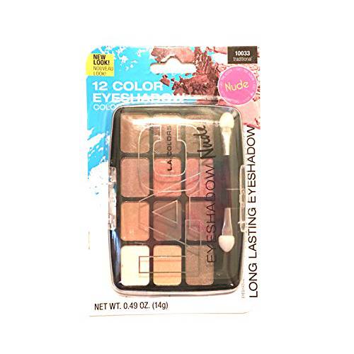 12 Color Eyeshadow Palette (carded) C10033 Traditional