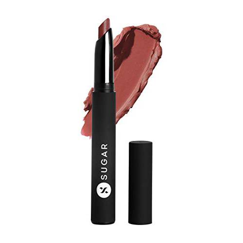 SUGAR Cosmetics Matte Attack Transferproof Lipstick09 The Peach Boys (Midtoned Peach With Hints Of Red And Brown) Moisturiser, Long Lasting , Matte Finish