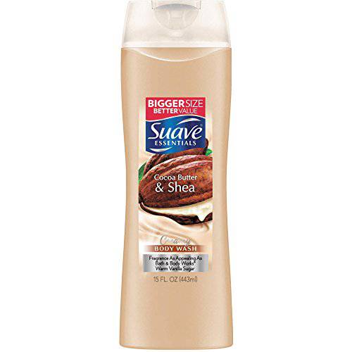 Suave Naturals Creamy Cocoa Butter & Shea Body Wash, 12 Ounce