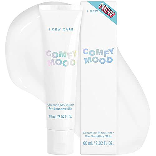 I DEW CARE Face Moisturizer - Comfy Mood | Hydrating Lotion for Sensitive Skin with Ceramide, Panthenol, and Betaine, 2.02 Fl Oz